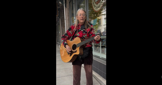 Ginnie Waite performing "Freedom Can Shine" Live in Asheville, NC.